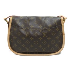 Louis Vuitton Menilmontant PM Shoulder Bag, Coated Canvas, Monogram, Women's, Brown, M40474