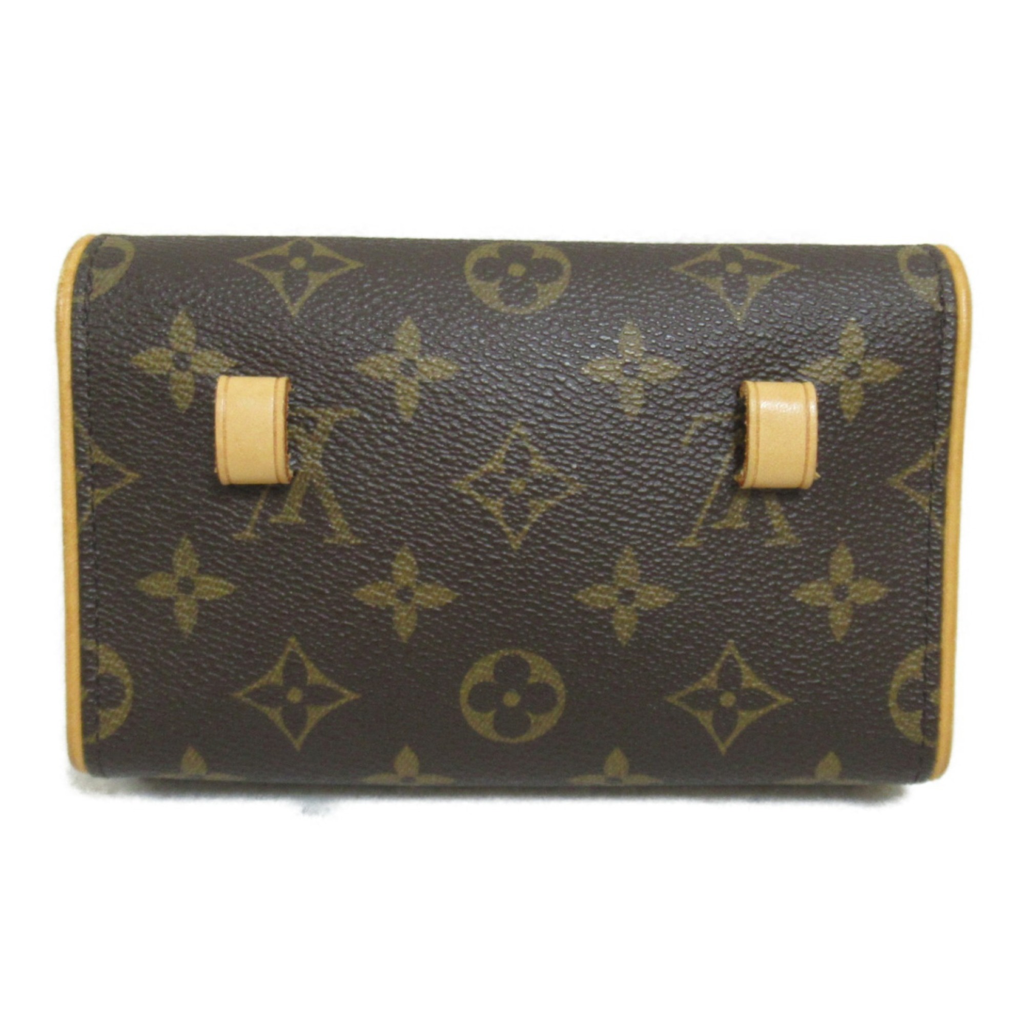 Louis Vuitton LOUIS VUITTON Pochette Florentine Waist Bag Body Coated Canvas Monogram Women's Brown M51855