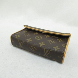 Louis Vuitton LOUIS VUITTON Pochette Florentine Waist Bag Body Coated Canvas Monogram Women's Brown M51855