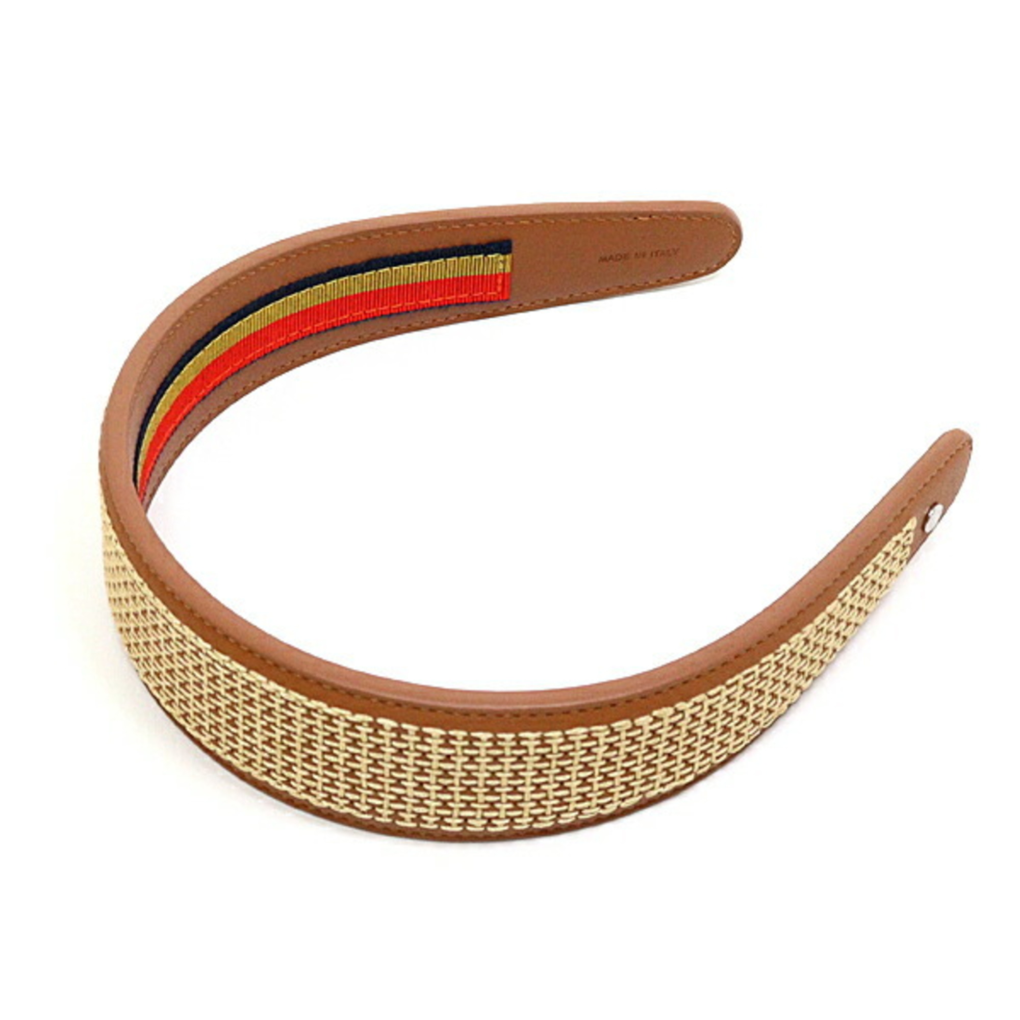 Hermes HERMES Headband Elizabeth Hair Gold Swift