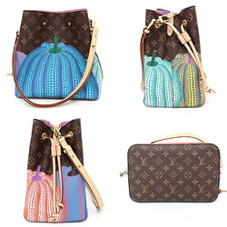 Louis Vuitton Yayoi Kusama LOUIS VUITTON LV x YK NeoNoe MM Shoulder Bag M46473 Brown Multicolor