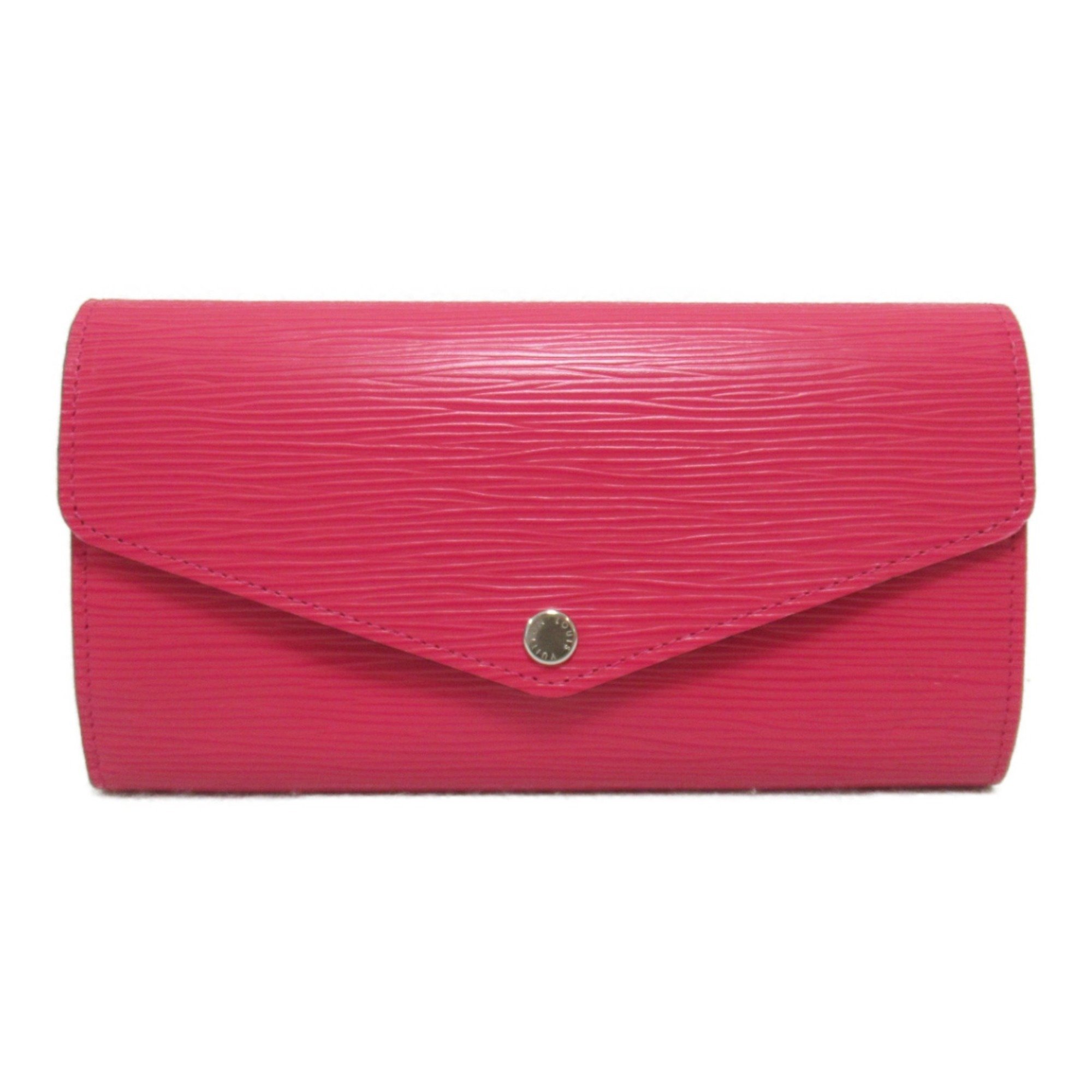 Louis Vuitton LOUIS VUITTON Portefeuille Sarah Bi-fold Long Wallet Leather Epi Women's Pink M62560