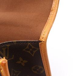 Louis Vuitton Bel Air Monogram Handbag Bag Coated Canvas Leather Women's Brown M51122