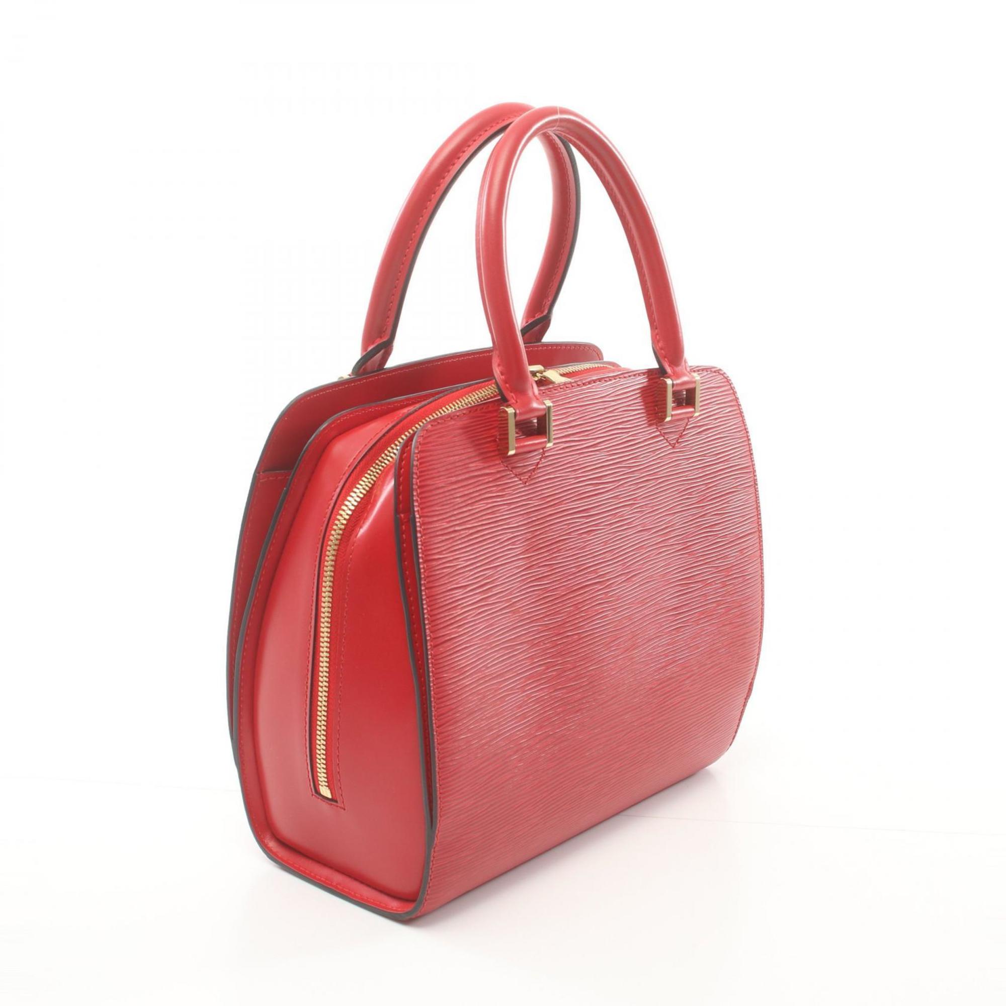 Louis Vuitton LOUIS VUITTON Pont Neuf Epi Castilian Red Handbag Bag Leather Women's M52057