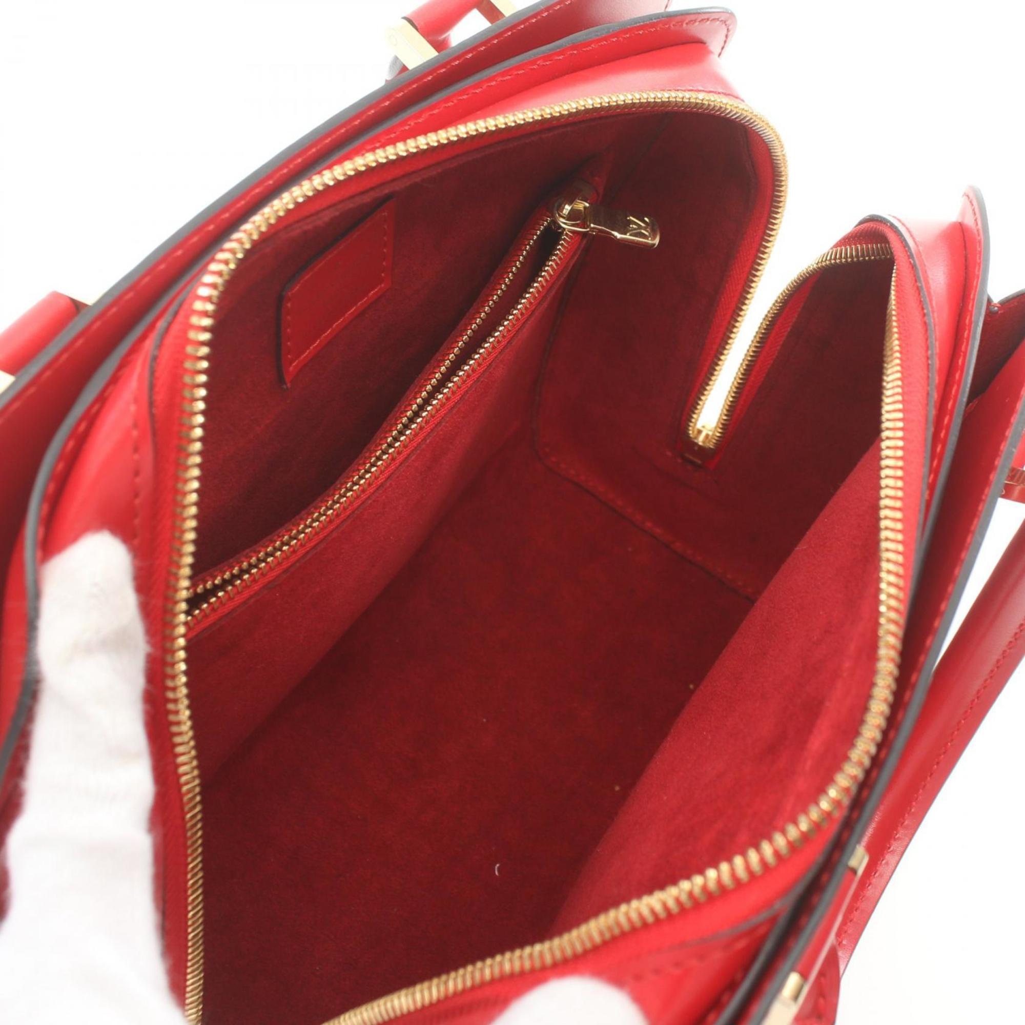 Louis Vuitton LOUIS VUITTON Pont Neuf Epi Castilian Red Handbag Bag Leather Women's M52057