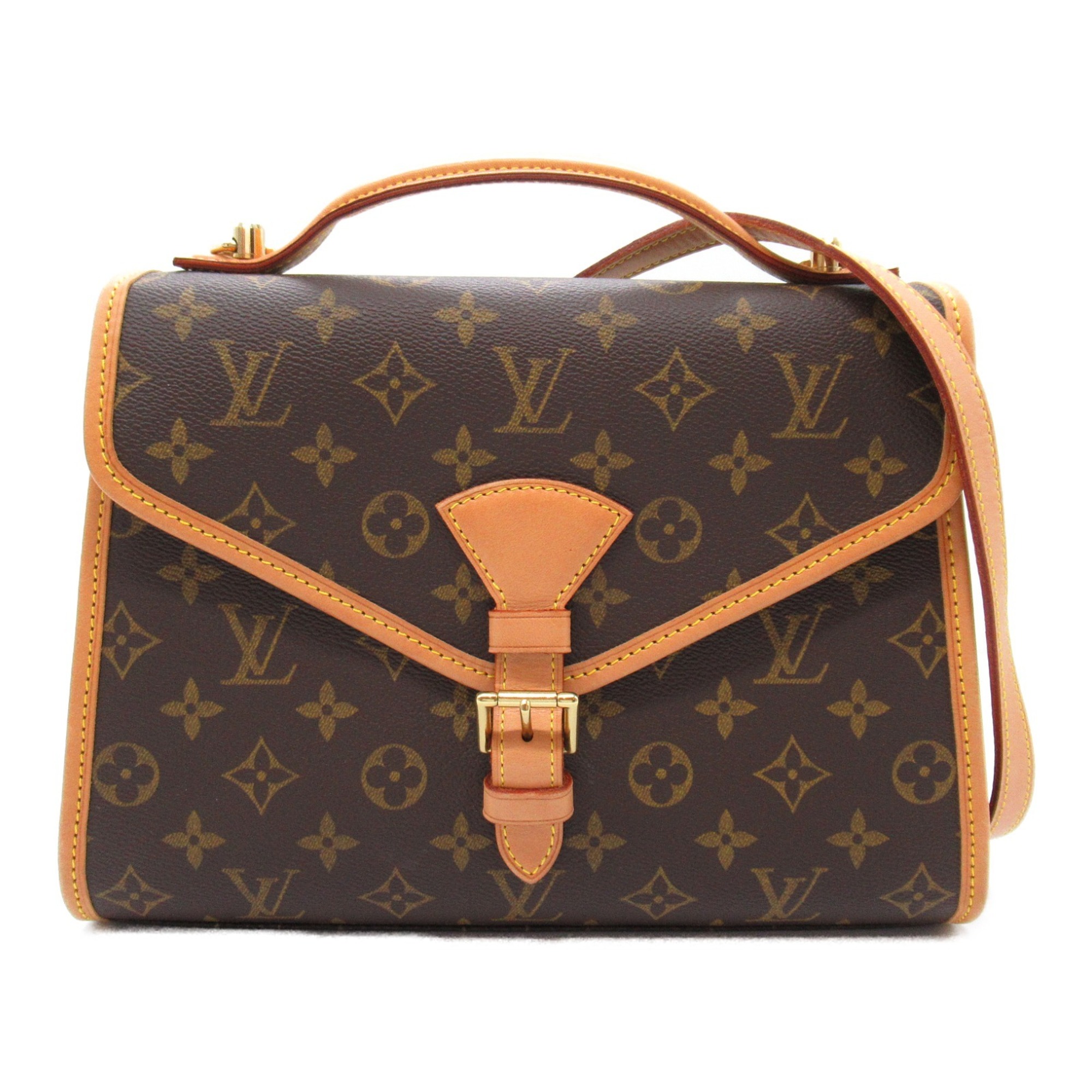 Louis Vuitton Bel Air 2-way shoulder bag, coated canvas, monogram, women's, brown, M51122