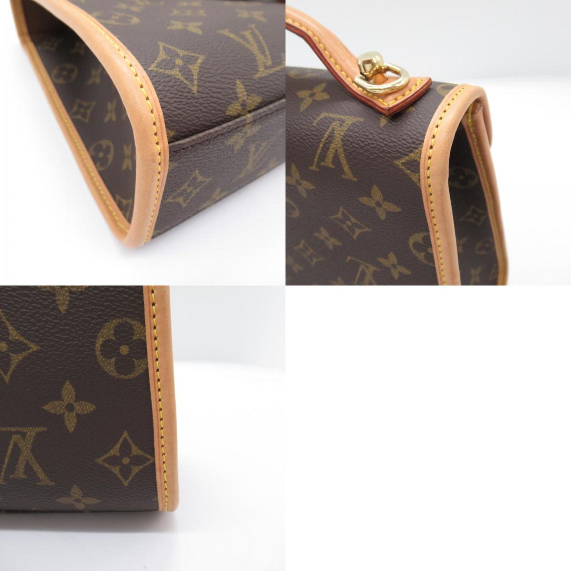 Louis Vuitton Bel Air 2-way shoulder bag, coated canvas, monogram, women's, brown, M51122