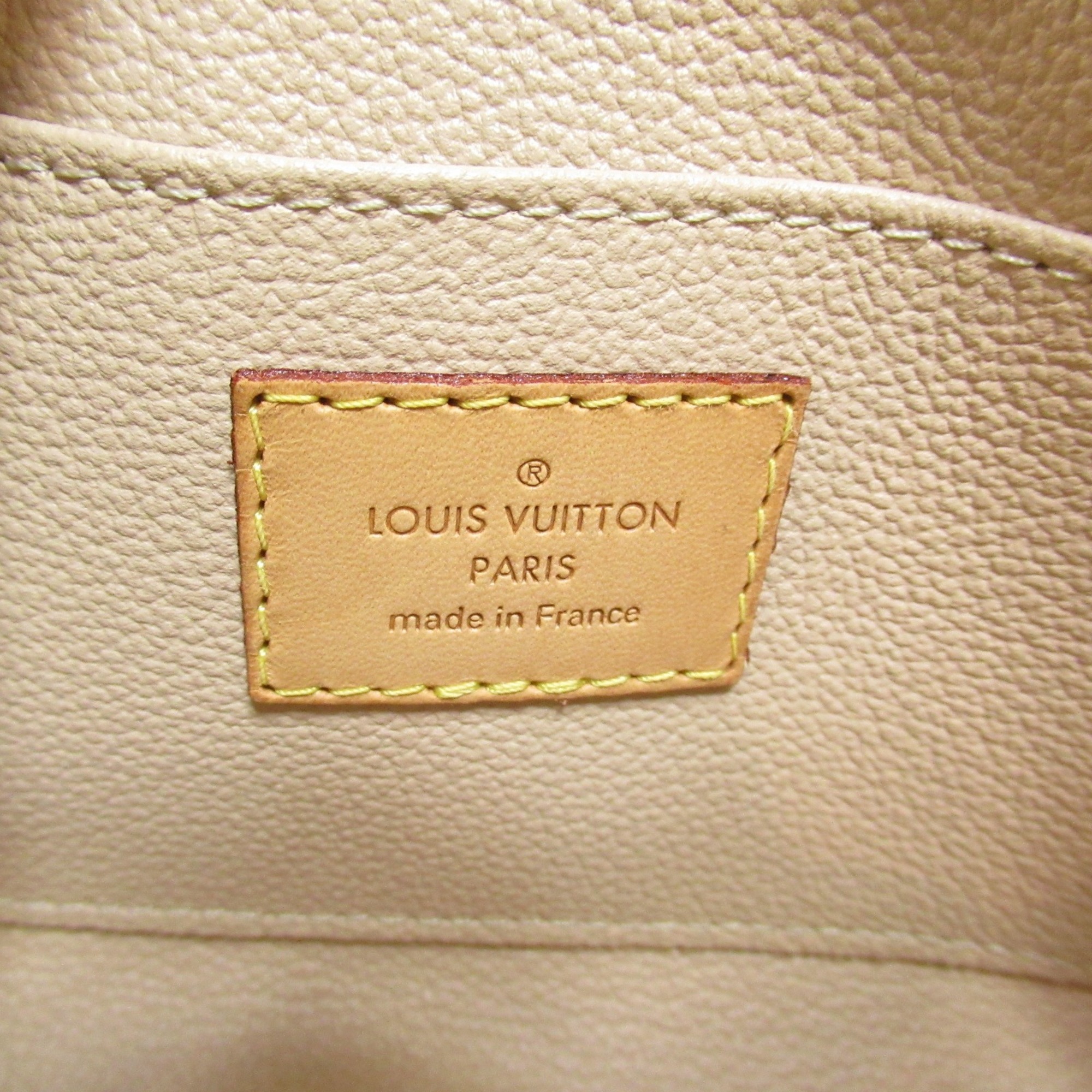 Louis Vuitton LOUIS VUITTON Pochette Tick PM Pouch Bag Coated Canvas Damier Azur Women's White N60024