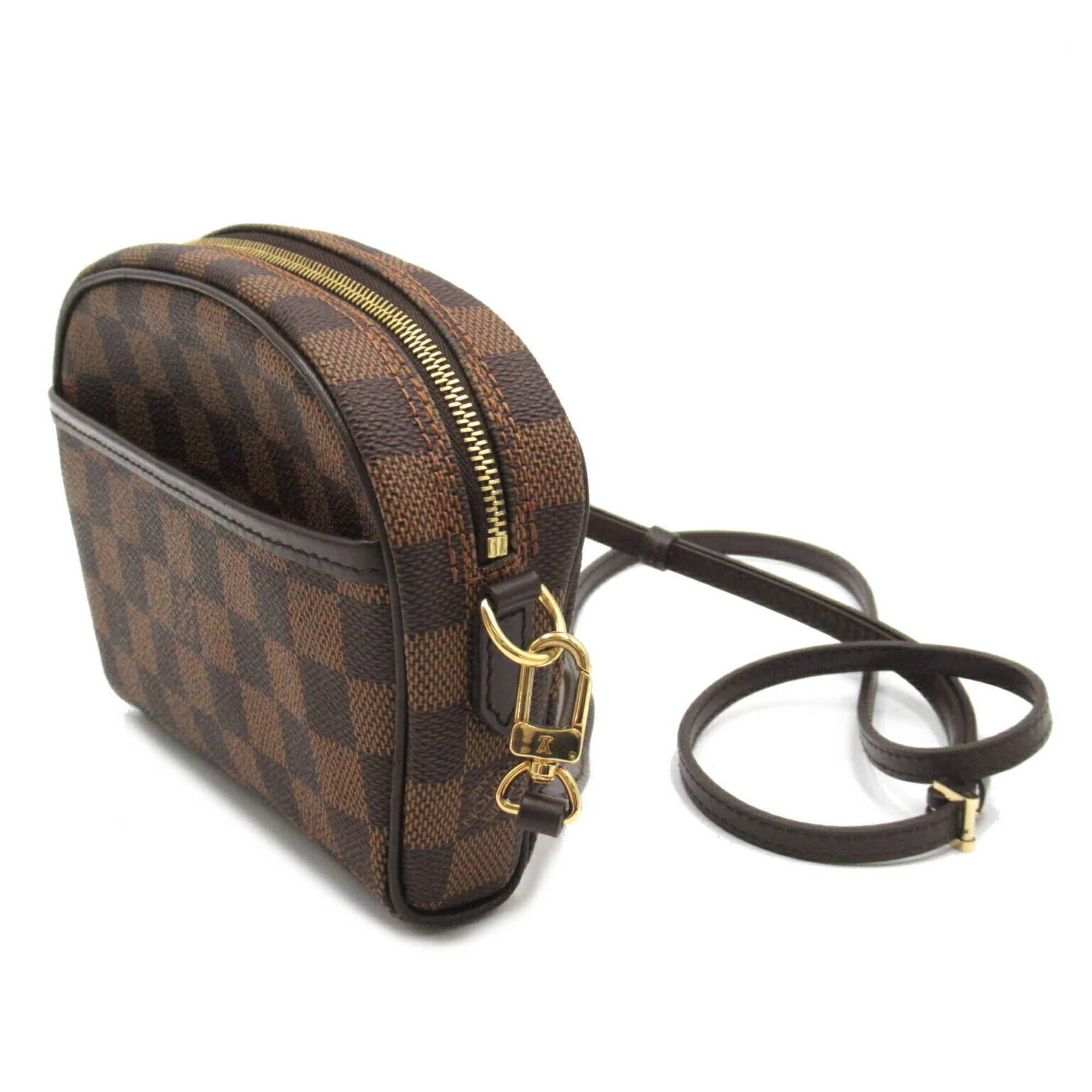 Louis Vuitton LOUIS VUITTON Pochette Ipanema Shoulder Bag Coated Canvas Damier Women's Brown N51296