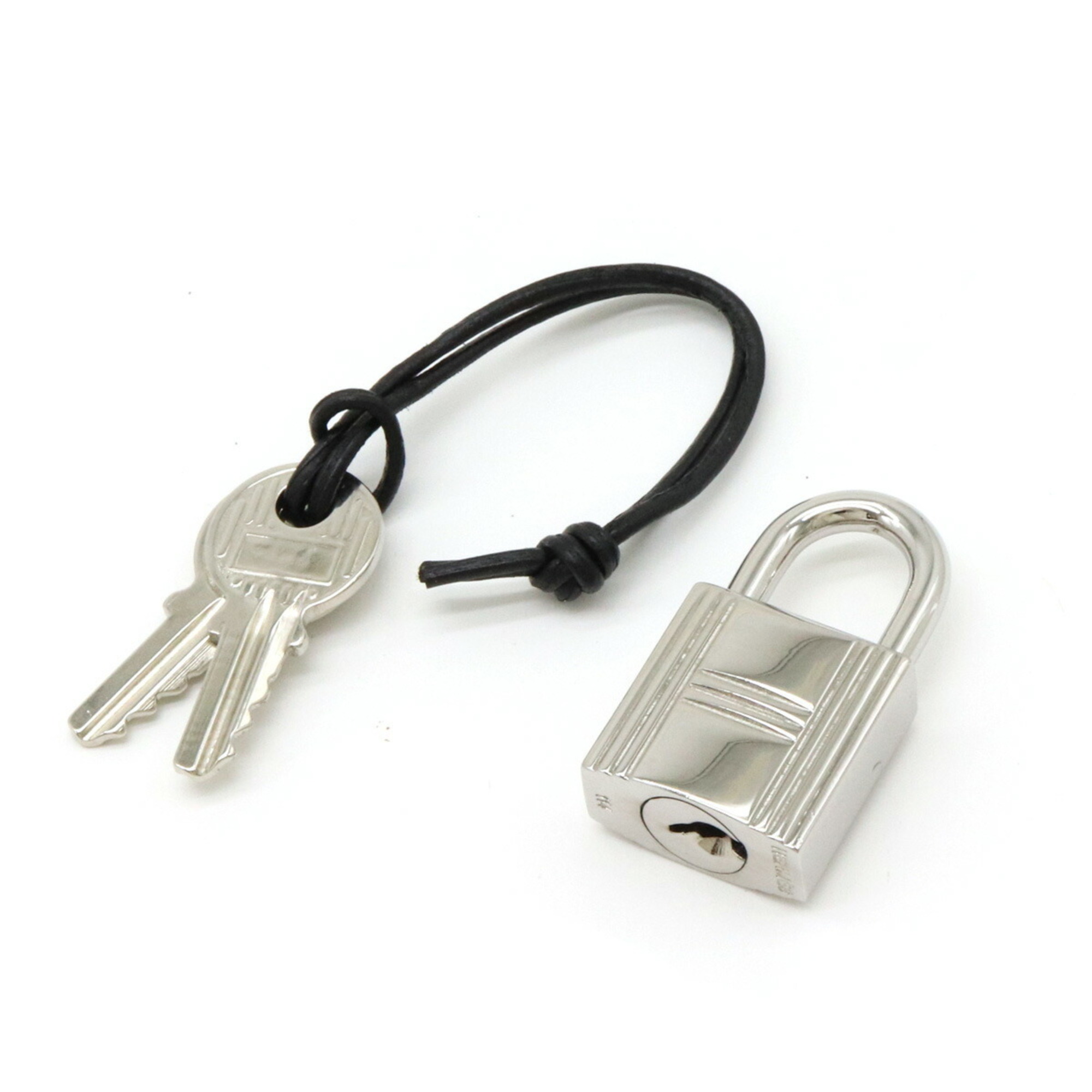 HERMES Padlock No.114 with key Silver color