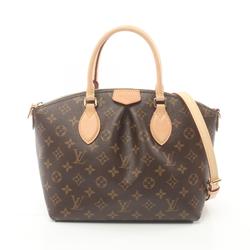 Louis Vuitton Boetie NM PM Monogram Handbag Bag Coated Canvas Leather Women's Brown M45986