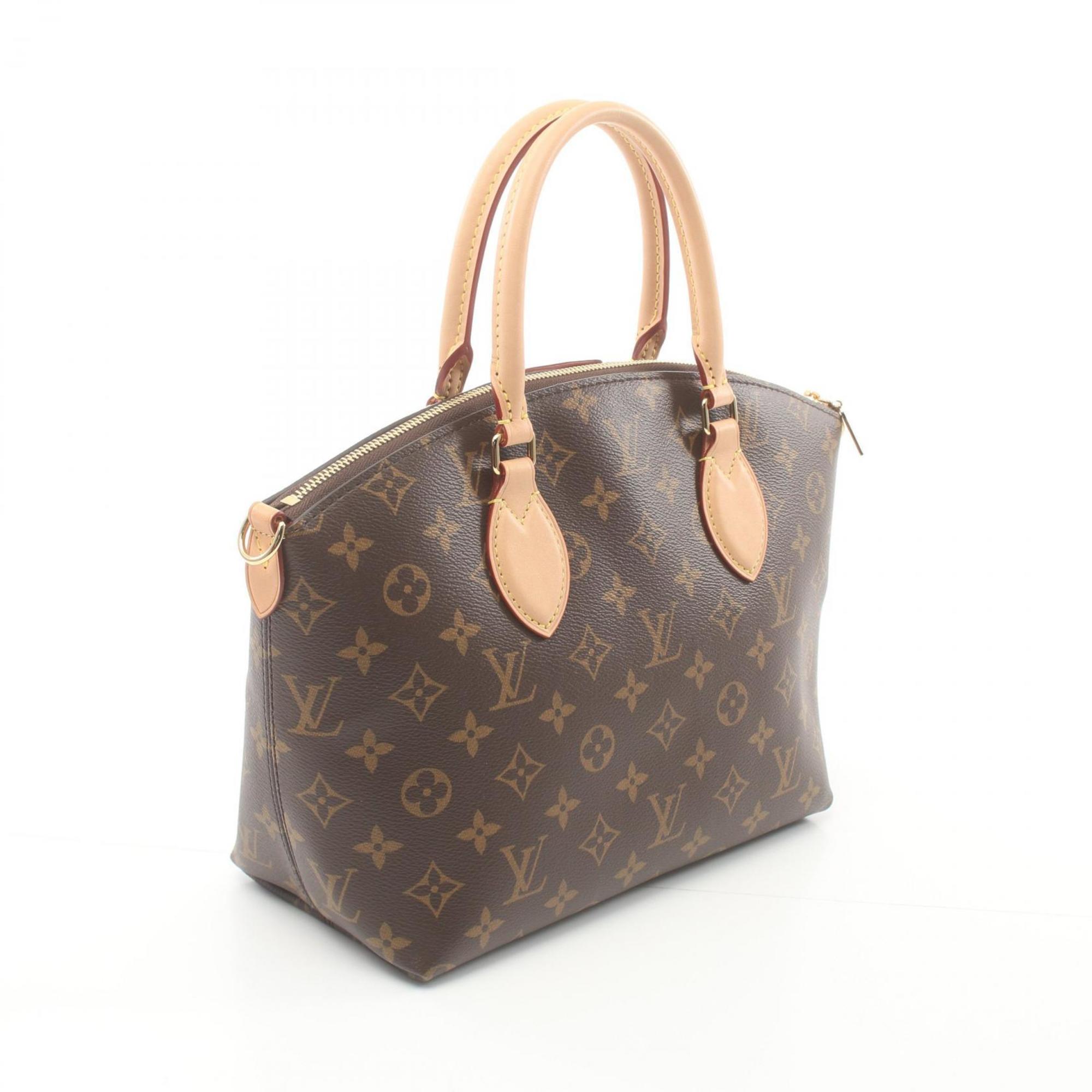 Louis Vuitton Boetie NM PM Monogram Handbag Bag Coated Canvas Leather Women's Brown M45986