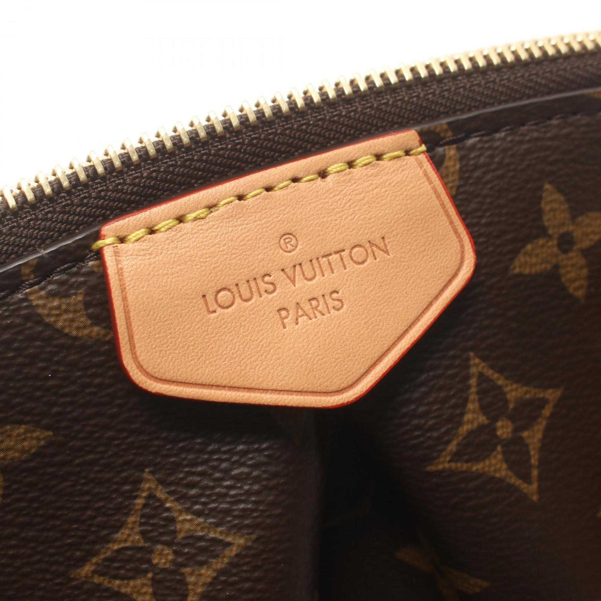 Louis Vuitton Boetie NM PM Monogram Handbag Bag Coated Canvas Leather Women's Brown M45986