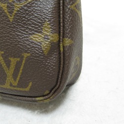 Louis Vuitton LOUIS VUITTON Pochette Accessoires Pouch Bag Coated Canvas Monogram Women's Brown M51980