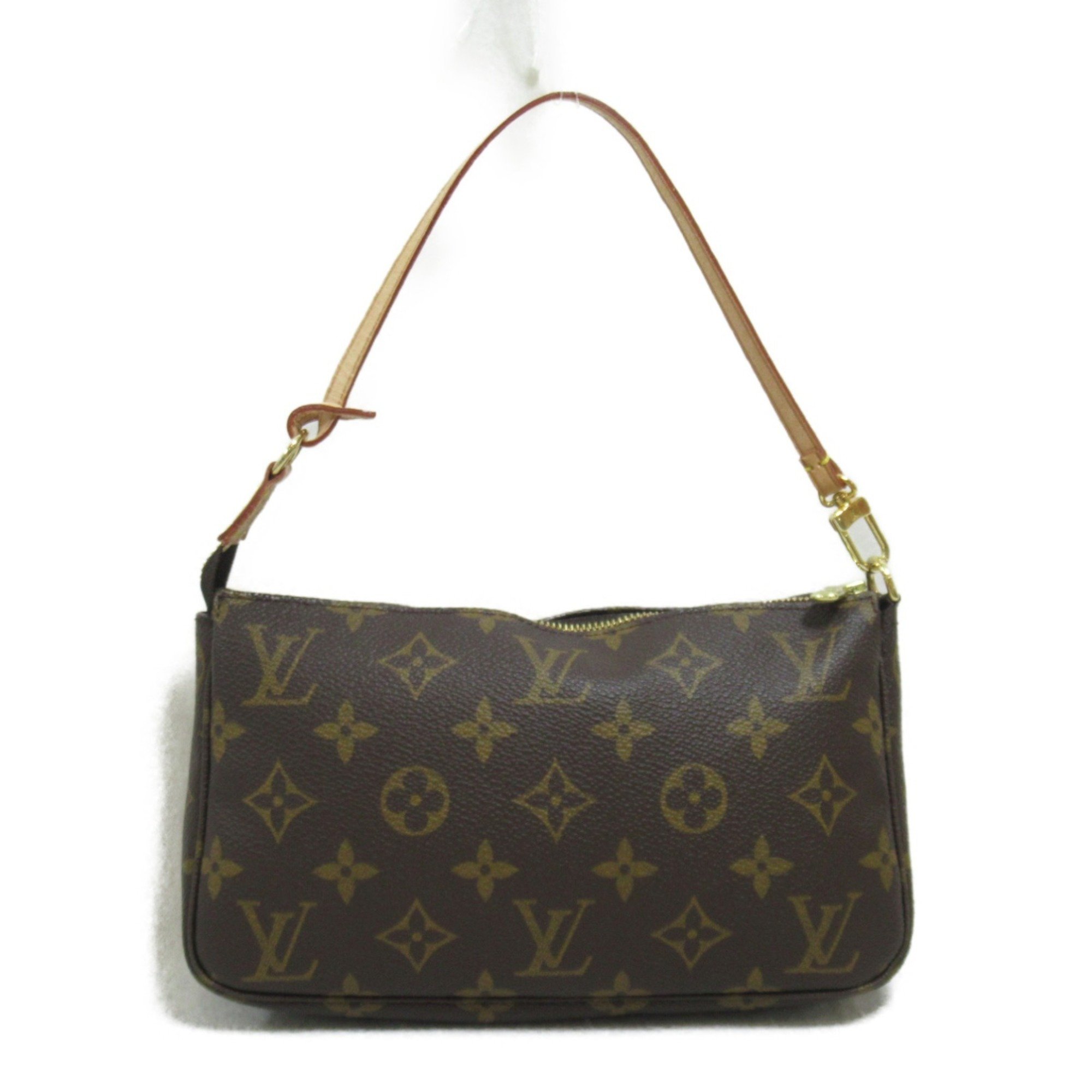 Louis Vuitton LOUIS VUITTON Pochette Accessoires Pouch Bag Coated Canvas Monogram Women's Brown M51980