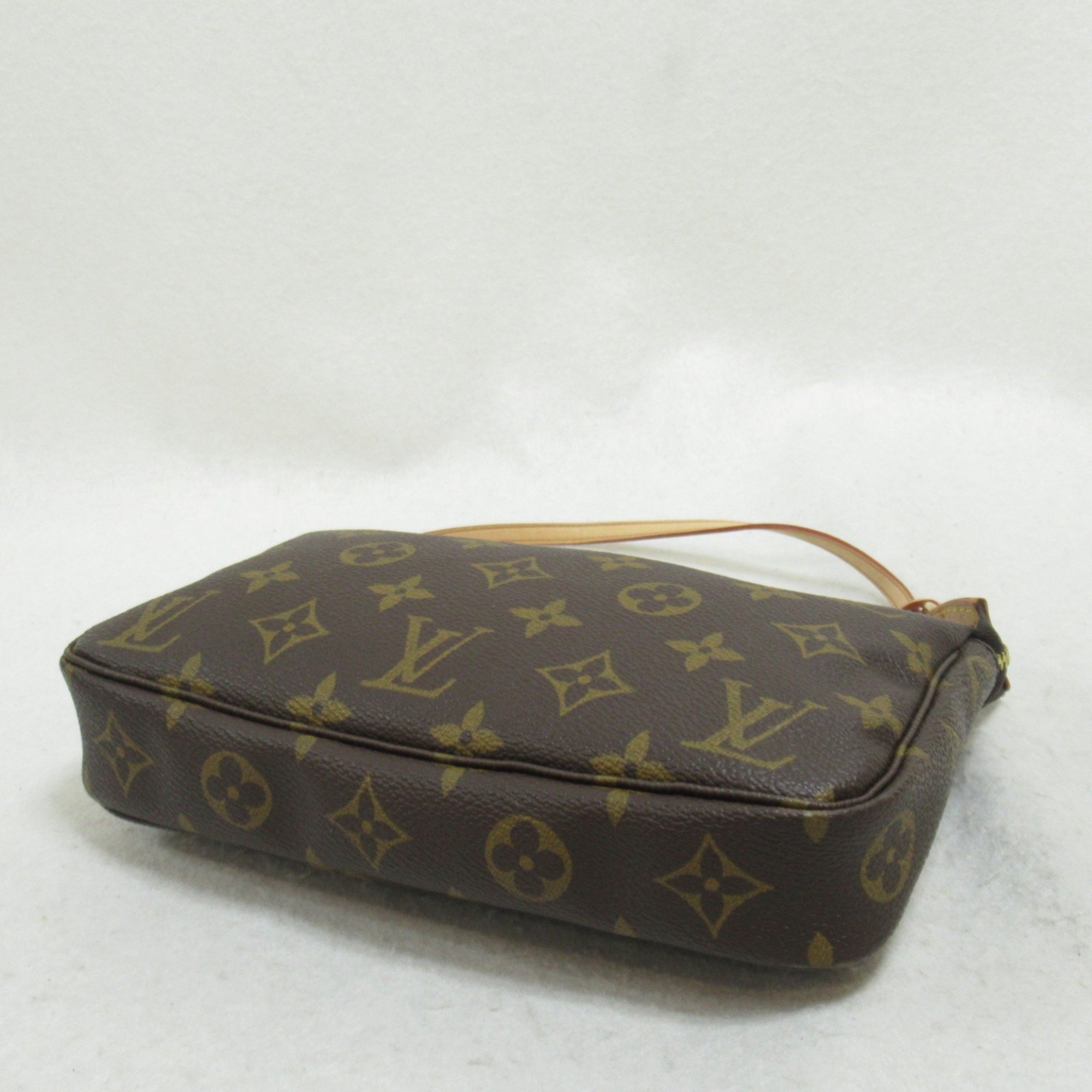 Louis Vuitton LOUIS VUITTON Pochette Accessoires Pouch Bag Coated Canvas Monogram Women's Brown M51980