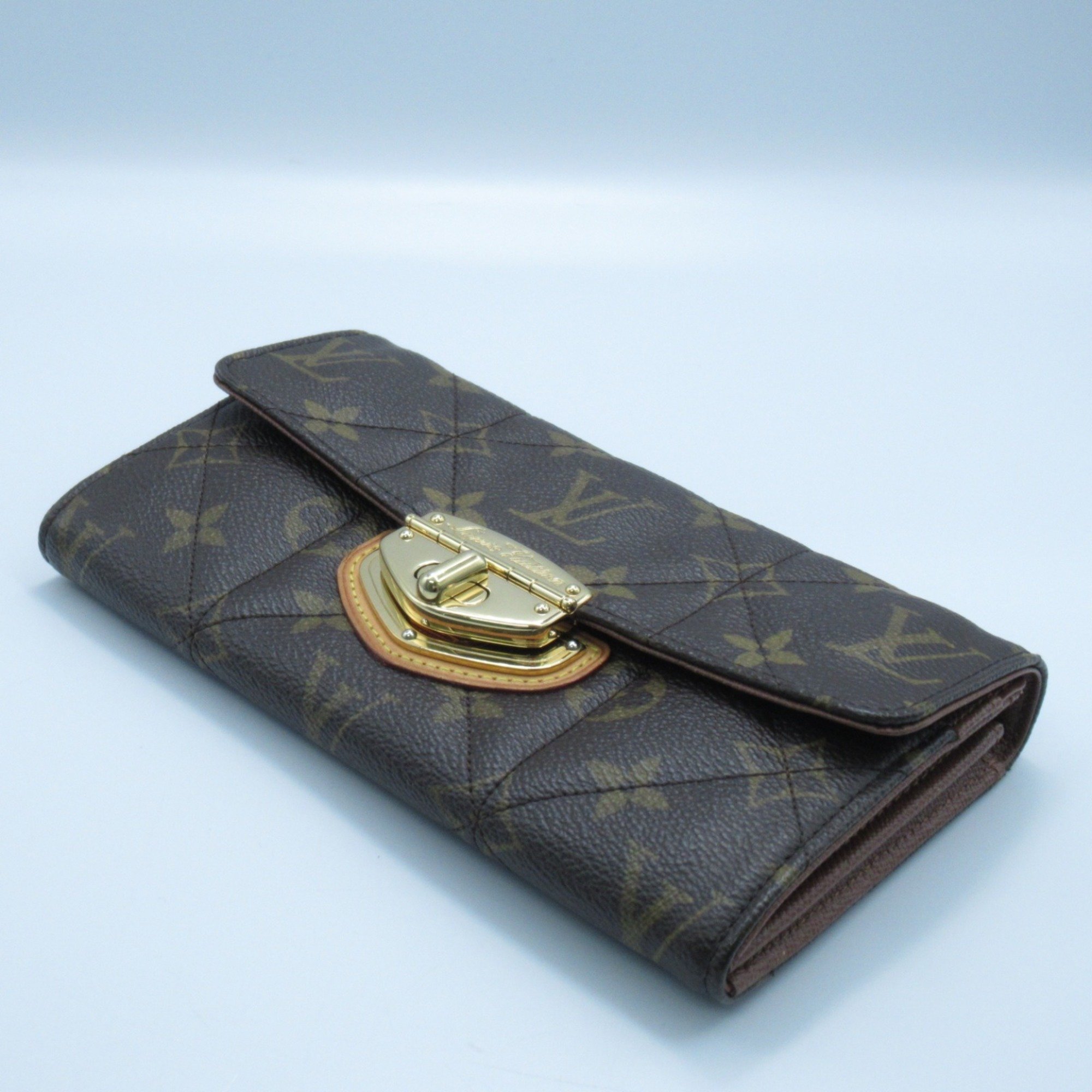 Louis Vuitton LOUIS VUITTON Portefeuille Sarah Etoile Bi-fold Long Wallet Coated Canvas Monogram Men's Women's Brown M66556