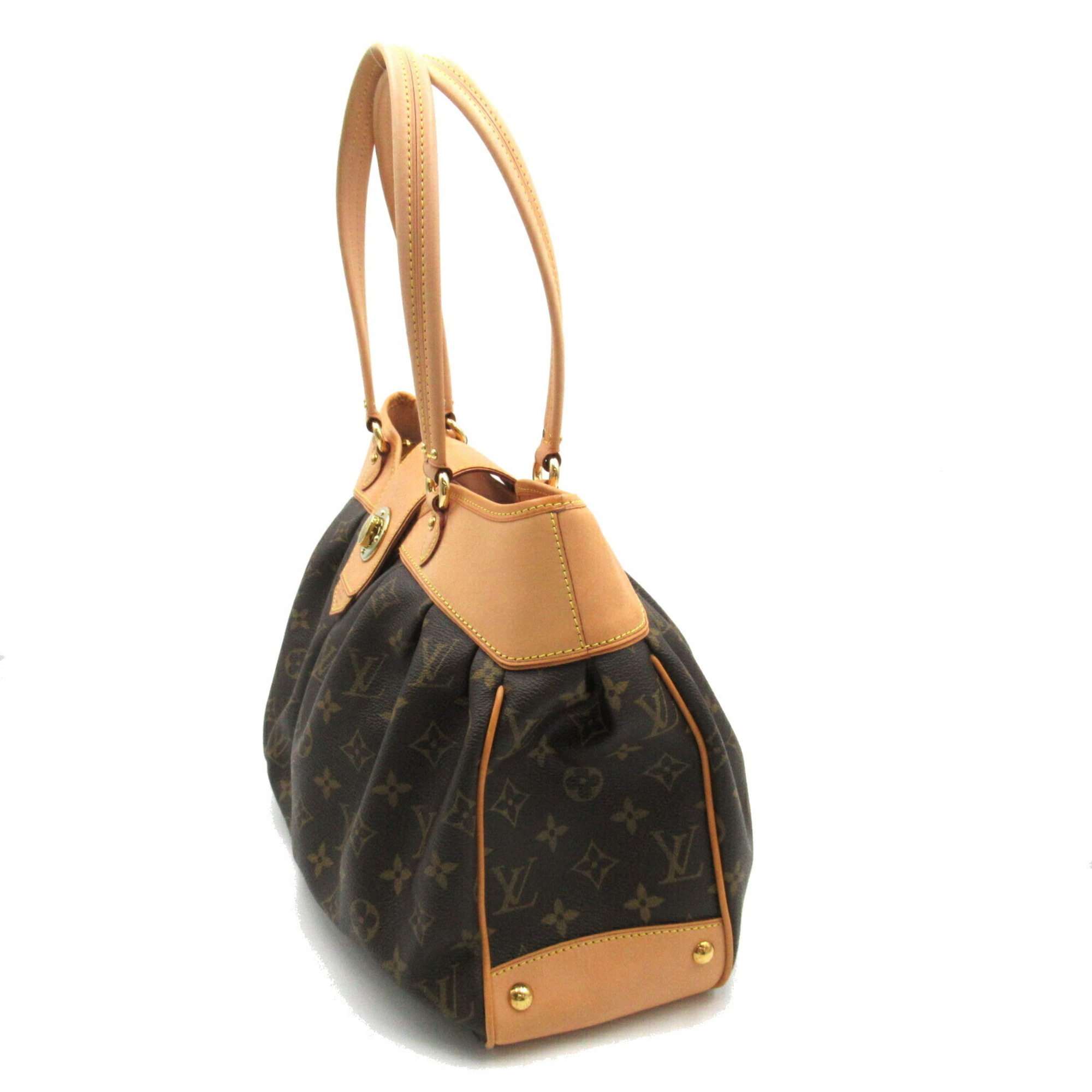 Louis Vuitton LOUIS VUITTON Boetie PM Handbag Bag Coated Canvas Monogram Women's Brown M45715