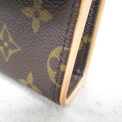 Louis Vuitton LOUIS VUITTON Pochette Florentine Waist Bag Body Coated Canvas Monogram Women's Brown M51855