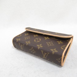 Louis Vuitton LOUIS VUITTON Pochette Florentine Waist Bag Body Coated Canvas Monogram Women's Brown M51855