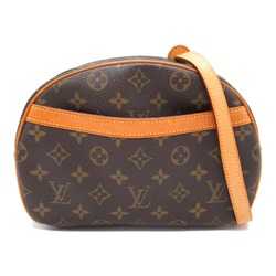 Louis Vuitton Blois Shoulder Bag, Coated Canvas, Monogram, Women's, Brown, M51221