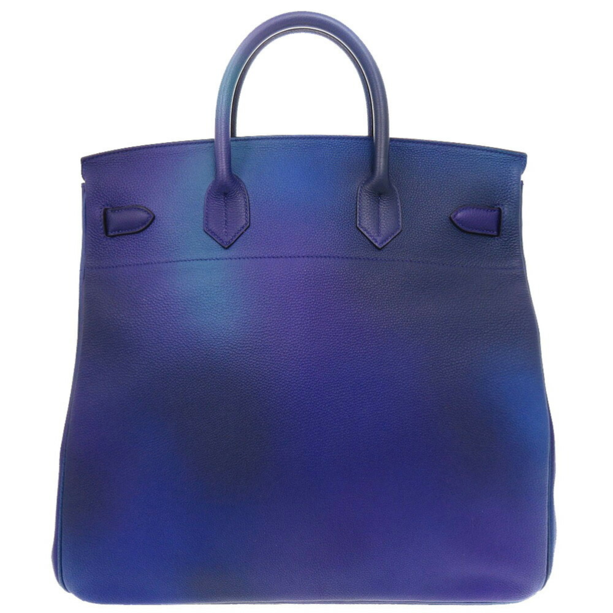 Hermes Haute Couture 40 Cosmos Gradient Togo Blue Nuit Matte Y Stamp () Handbag 2488 HERMES Men's