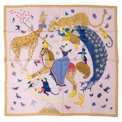 Hermes Carre 90 Story HERMES STORY Silk Purple Blue Scarf Muffler 0193HERMES