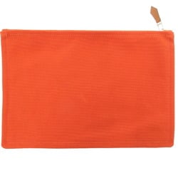 Hermes Yachting GM Cotton Orange Pouch 0965HERMES