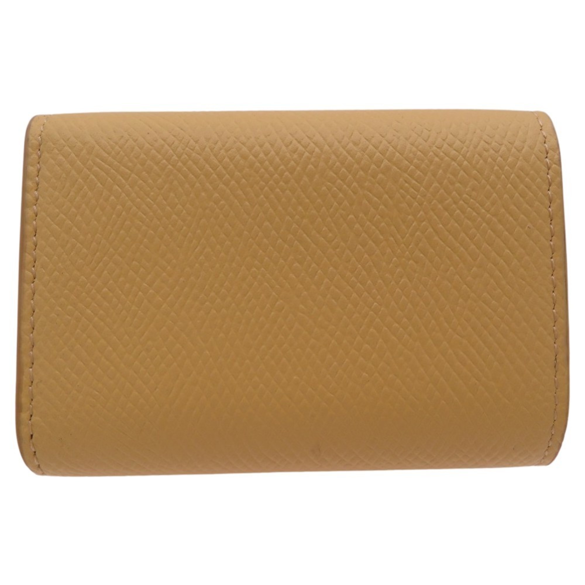 Celine Folded Compact Wallet Calfskin Yellow 10E60 3BEL 11PO Tri-fold 2442CELINE