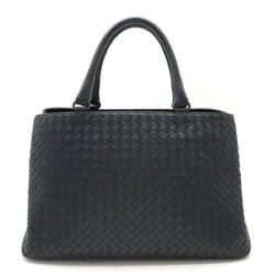 BOTTEGA VENETA Bottega Veneta Intrecciato Tote Bag Handbag Leather Navy Dark 223377