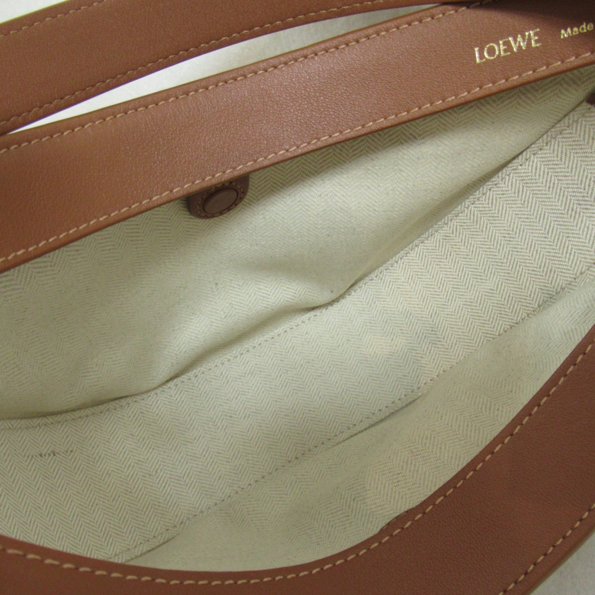 LOEWE Luna Small Anagram Shoulder Bag Leather Jacquard Women's Brown Tan Pecan A923PM1X029232713