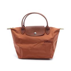 Longchamp Le Pliage Green S Tote Bag Nylon Leather Women's Brown L1621919504