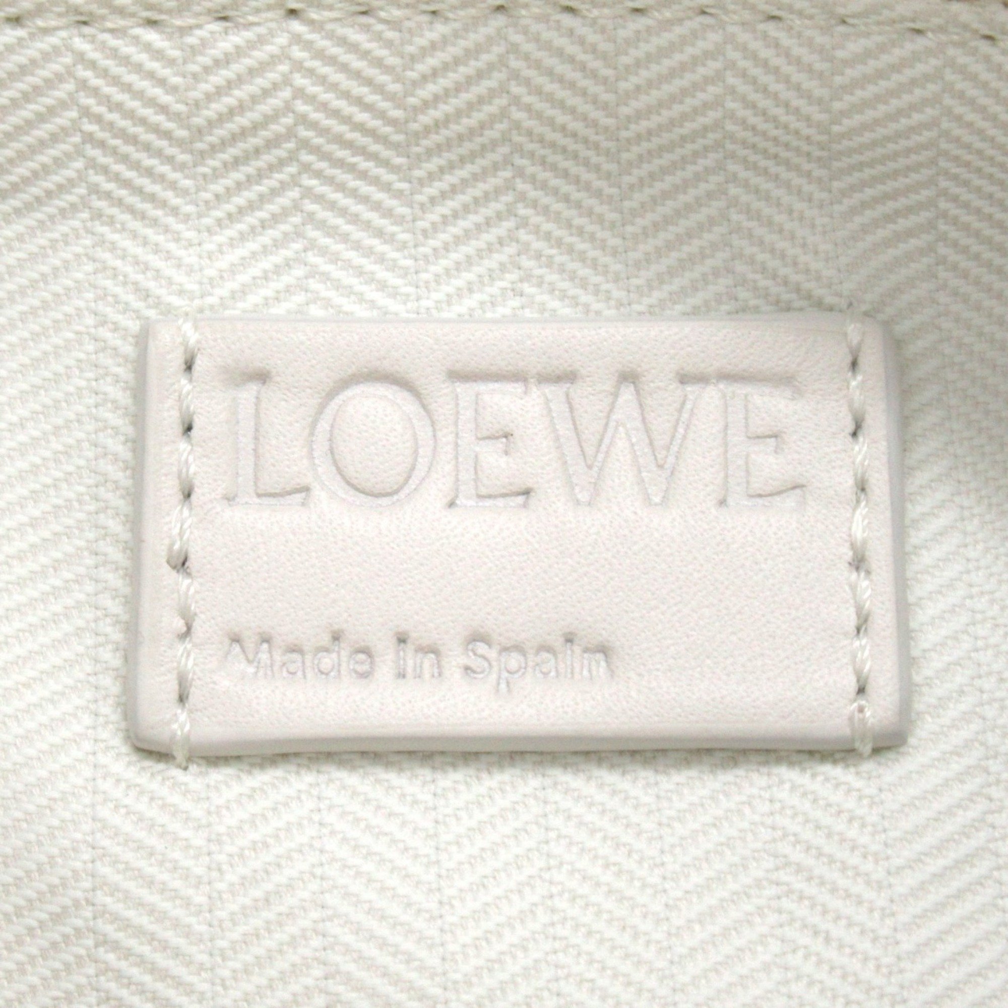 LOEWE Puzzle Edge Bag Small Shoulder Leather Women's White A510P60X246678