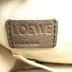 LOEWE Military Shoulder Bag Leather Women's Gray B553A72X22