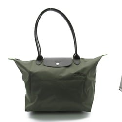 Longchamp Le Pliage Green L Shoulder Bag Recycled Polyamide Canvas Women's Forest L1899919479