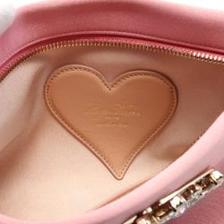 Roger Vivier Shoulder Bag, Fabric, Women's, Pink