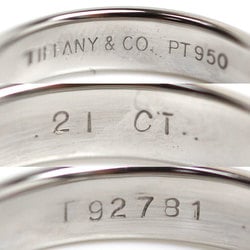 TIFFANY&Co. Tiffany Pt950 Platinum Dots Ring, Diamond 0.21ct, Size 8, 5.6g, Women's