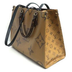 LOUIS VUITTON Louis Vuitton On the Go MM Tote Bag Monogram Giant Reverse Brown M45321 Women's