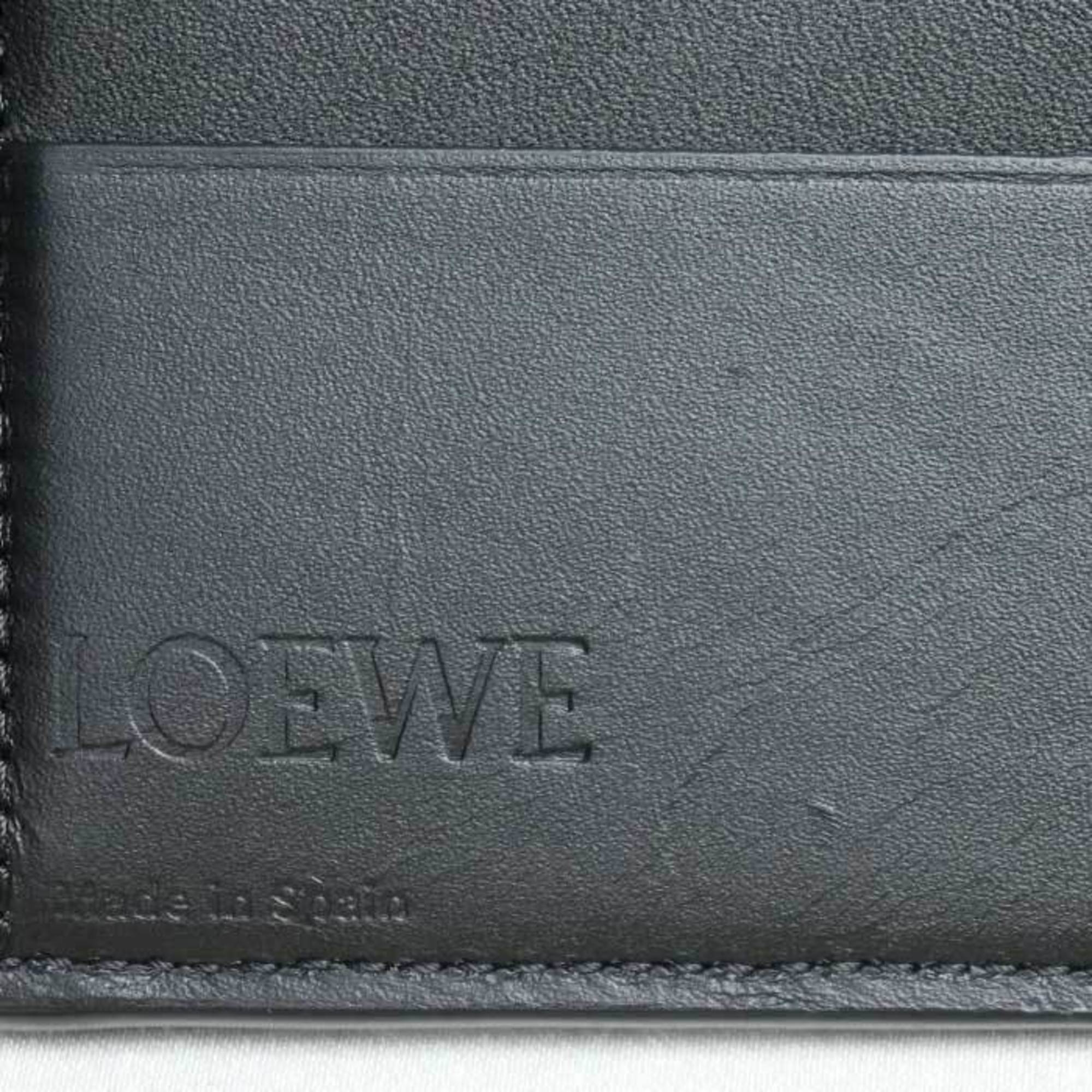 LOEWE Bifold Wallet, Black, C660302X02, Unisex