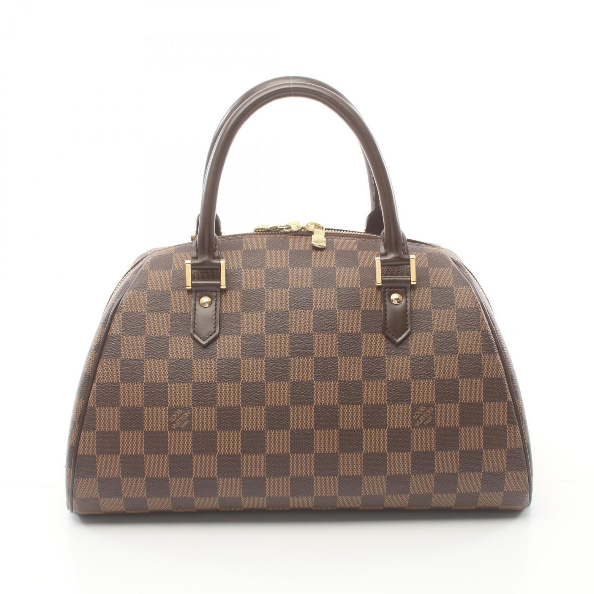 Louis Vuitton LOUIS VUITTON Rivera MM Damier Ebene Handbag Bag Coated Canvas Leather Women's Brown N41434