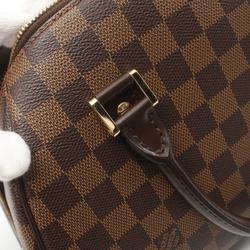 Louis Vuitton LOUIS VUITTON Rivera MM Damier Ebene Handbag Bag Coated Canvas Leather Women's Brown N41434