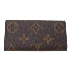 Louis Vuitton LOUIS VUITTON Multicle 4 Key Case, Coated Canvas, Monogram, Men's, Women's, Brown, M62631