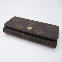 Louis Vuitton LOUIS VUITTON Multicle 4 Key Case, Coated Canvas, Monogram, Men's, Women's, Brown, M62631