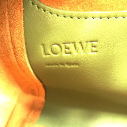 LOEWE Hammock Nugget 2-way shoulder bag, leather, women's, green, avocado A538H04X023949