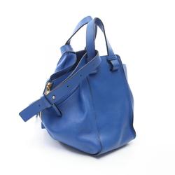 LOEWE Hammock Small Handbag Bag Leather Women's Blue