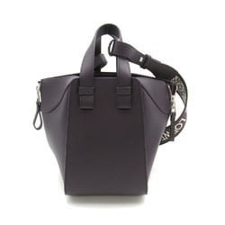 LOEWE Hammock 2-way shoulder bag, calf leather, women's, purple, deep oba jean, A538H13X149492