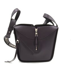 LOEWE Hammock 2-way shoulder bag, calf leather, women's, purple, deep oba jean, A538H13X149492