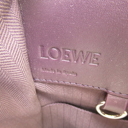 LOEWE Hammock 2-way shoulder bag, calf leather, women's, purple, deep oba jean, A538H13X149492