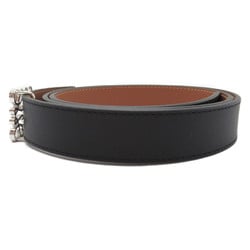 LOEWE Belt Calf Leather Men's Women's Black Brown E619Z26X03155590