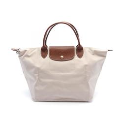 Longchamp Le Pliage Original M Tote Bag, Nylon Leather, Women's, Beige, Brown, L1623089P71